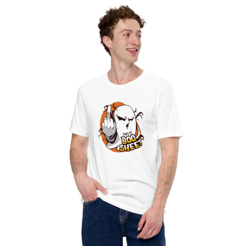 This is Boo Sheet Ausflippendes Geisterspektakel Unisex-T-Shirt