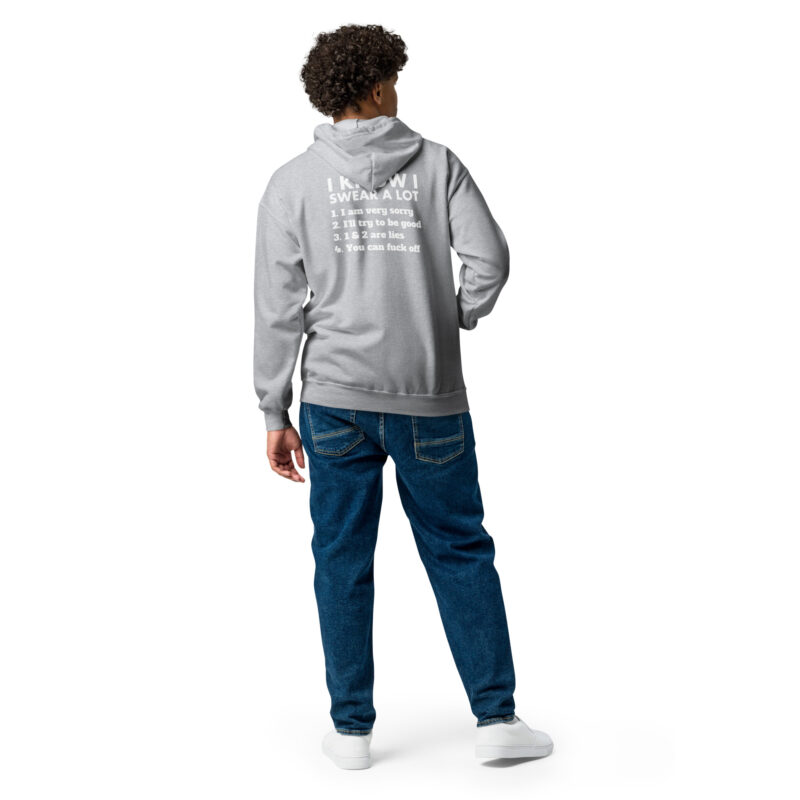 I know I swear a lot but you can fuck off Unisex-Zip-Hoodie
