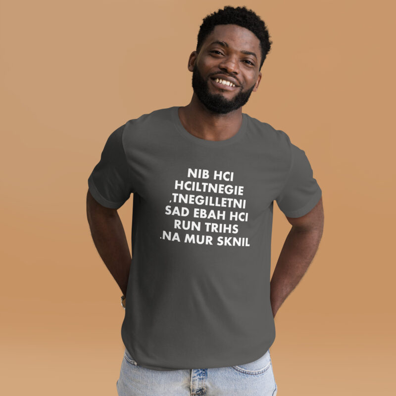 Ich bin eigentlich intelligent Unisex-T-Shirt