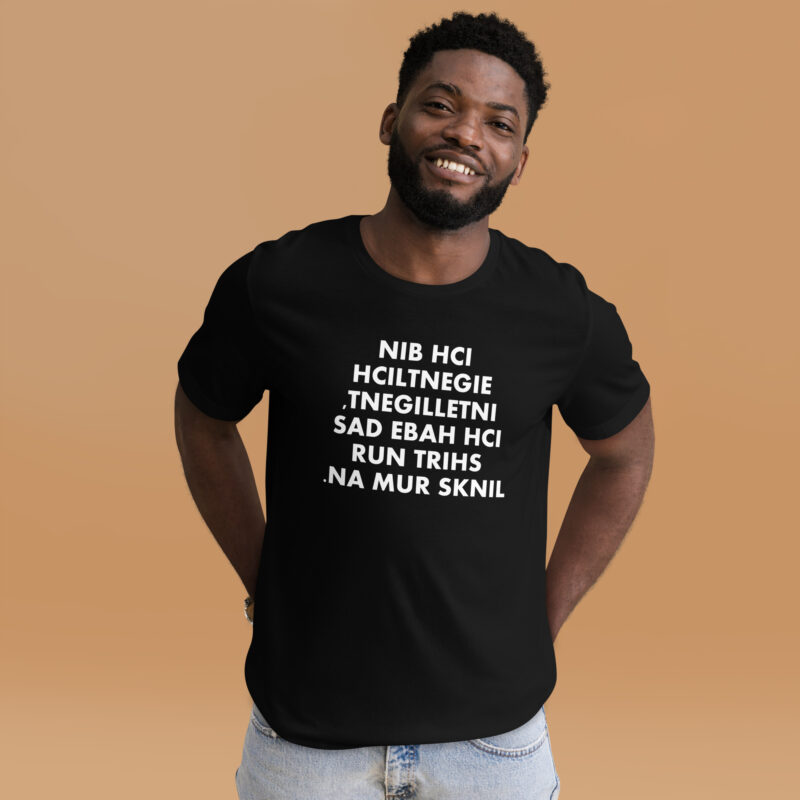 Ich bin eigentlich intelligent Unisex-T-Shirt