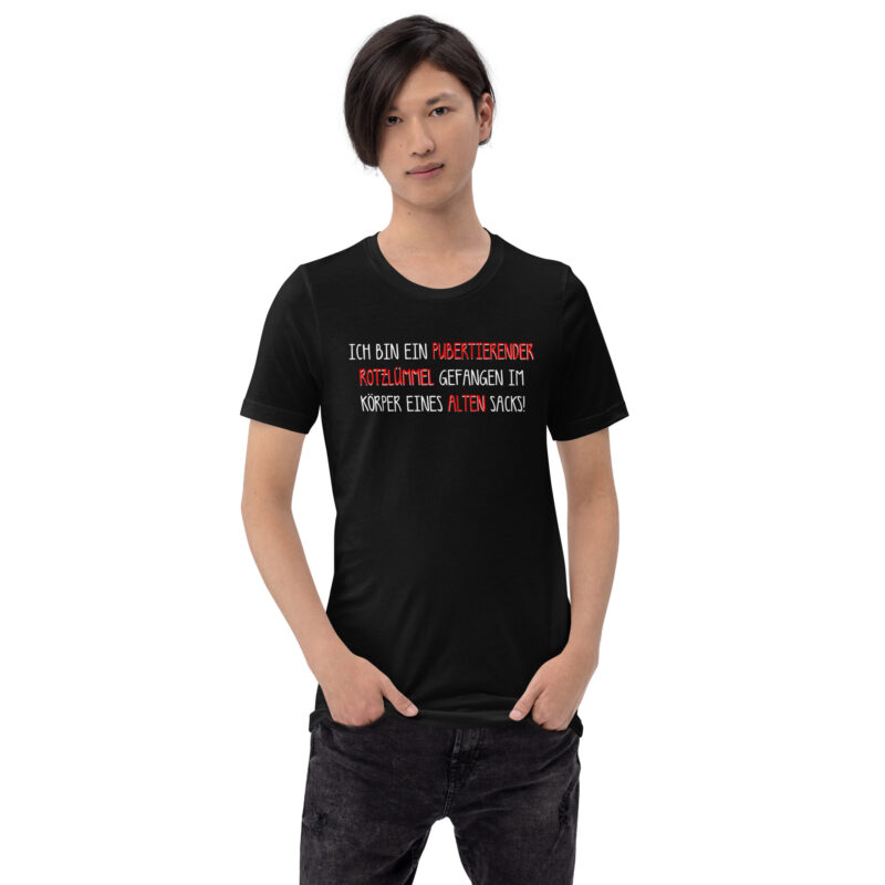 Jugendlicher Geist in reifer Hülle Unisex-T-Shirt