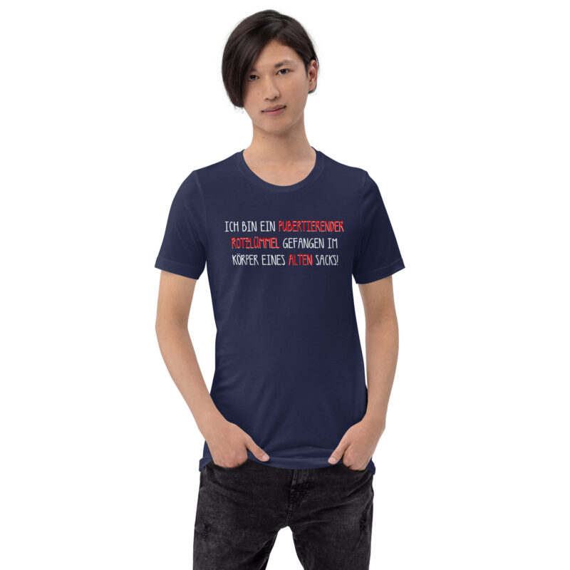 Jugendlicher Geist in reifer Hülle Unisex-T-Shirt