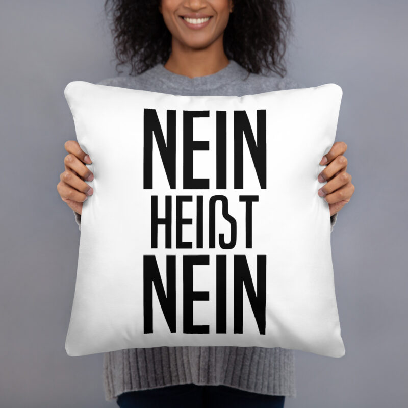 Nein heißt Nein Basic-Kissen