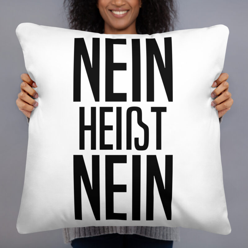 Nein heißt Nein Basic-Kissen