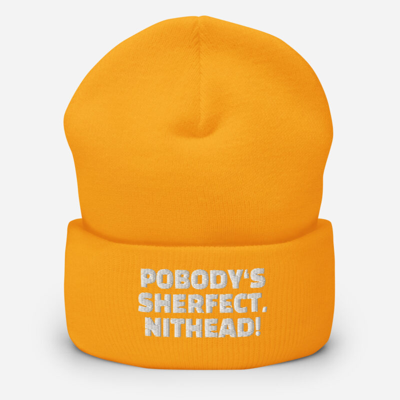 Pobody’s Sherfect, Nithead! Beanie