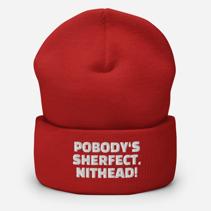 Pobody’s Sherfect, Nithead! Beanie