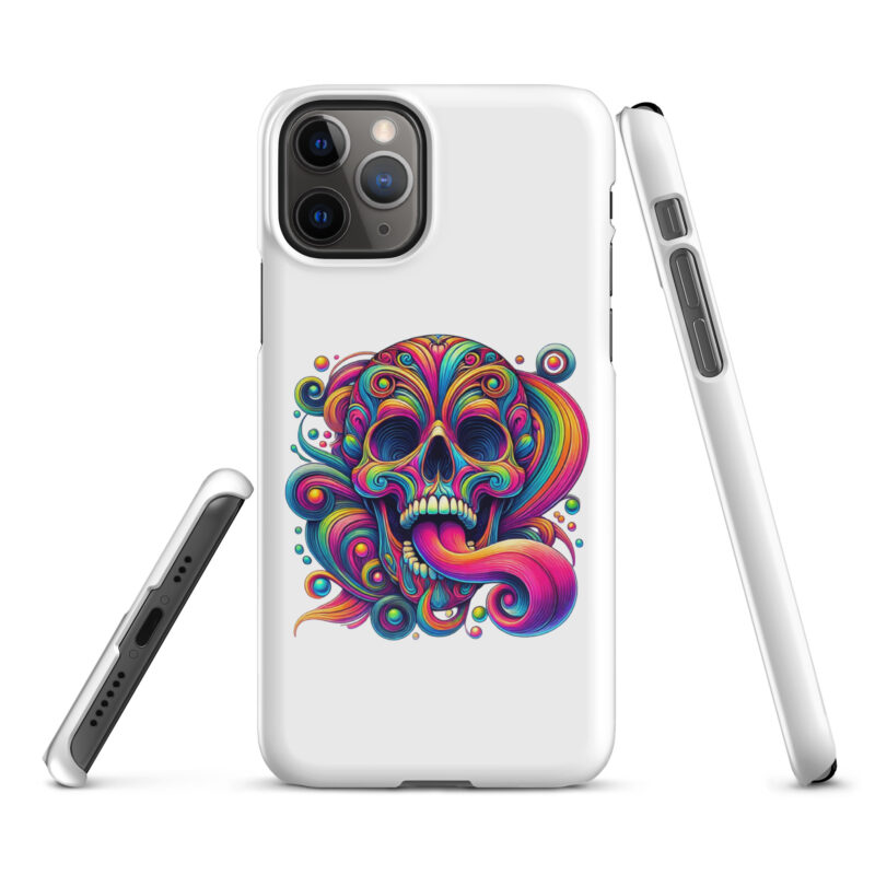 Psychedelischer Totenkopf Snapcase iPhone®-Hülle