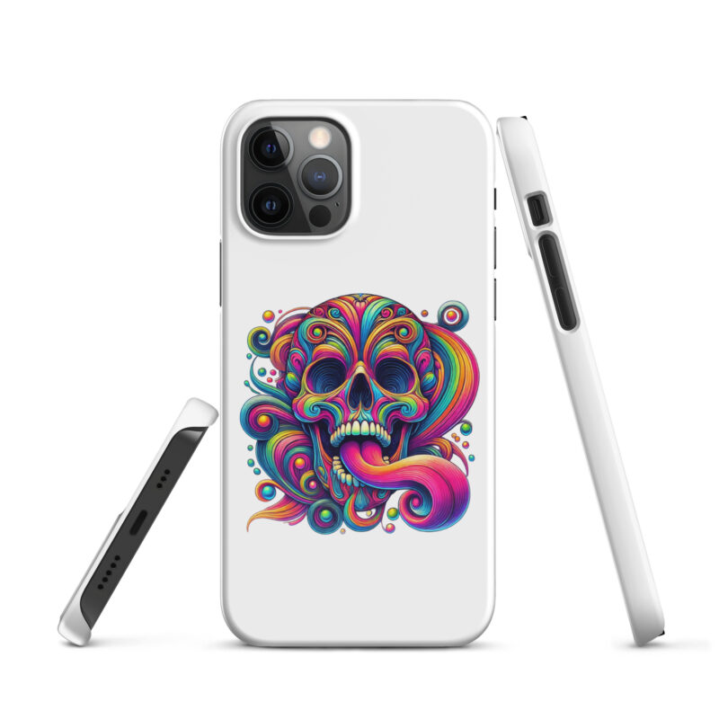 Psychedelischer Totenkopf Snapcase iPhone®-Hülle