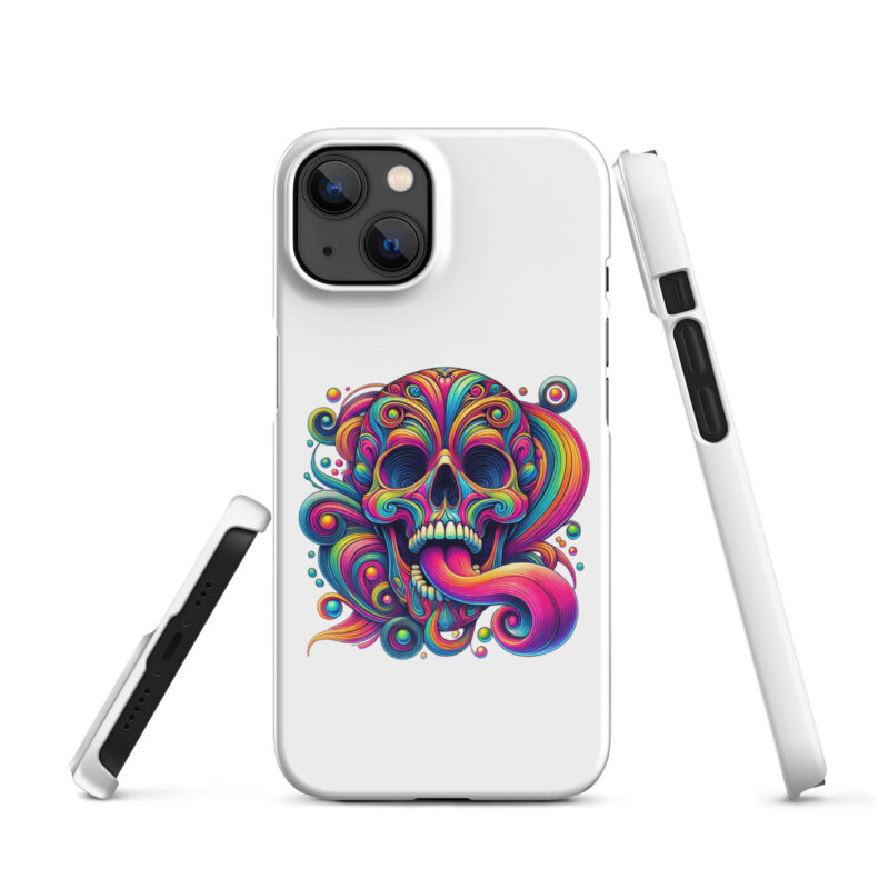 Psychedelischer Totenkopf Snapcase iPhone®-Hülle