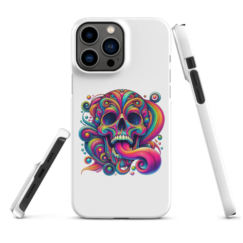 Psychedelischer Totenkopf Snapcase iPhone®-Hülle