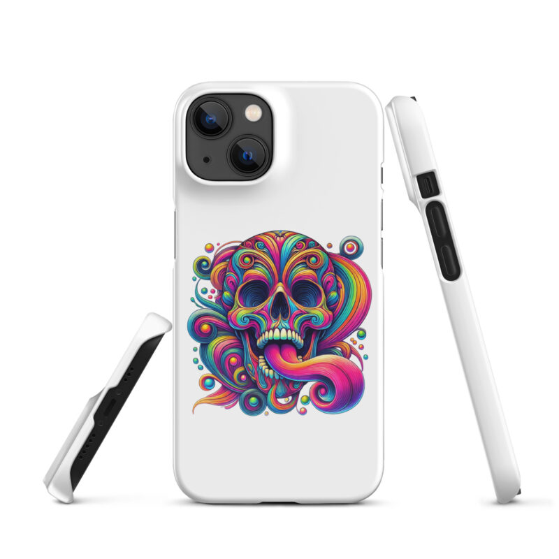 Psychedelischer Totenkopf Snapcase iPhone®-Hülle