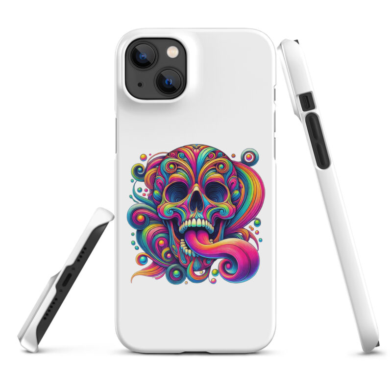 Psychedelischer Totenkopf Snapcase iPhone®-Hülle