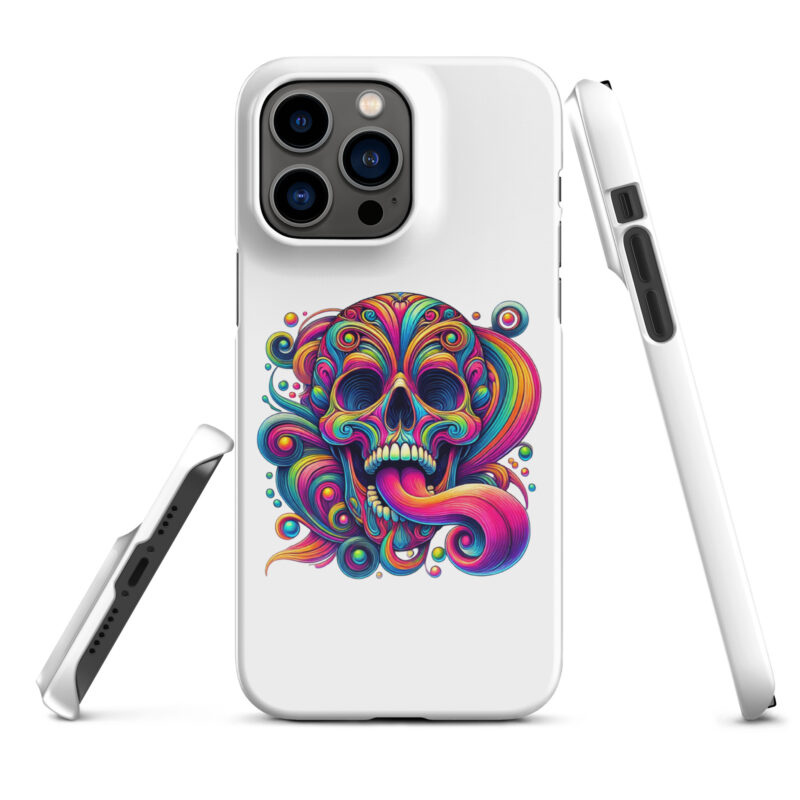 Psychedelischer Totenkopf Snapcase iPhone®-Hülle