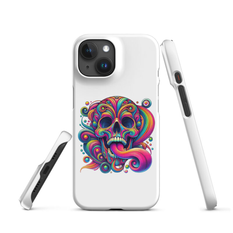 Psychedelischer Totenkopf Snapcase iPhone®-Hülle