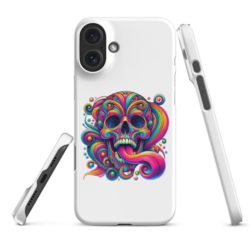 Psychedelischer Totenkopf Snapcase iPhone®-Hülle