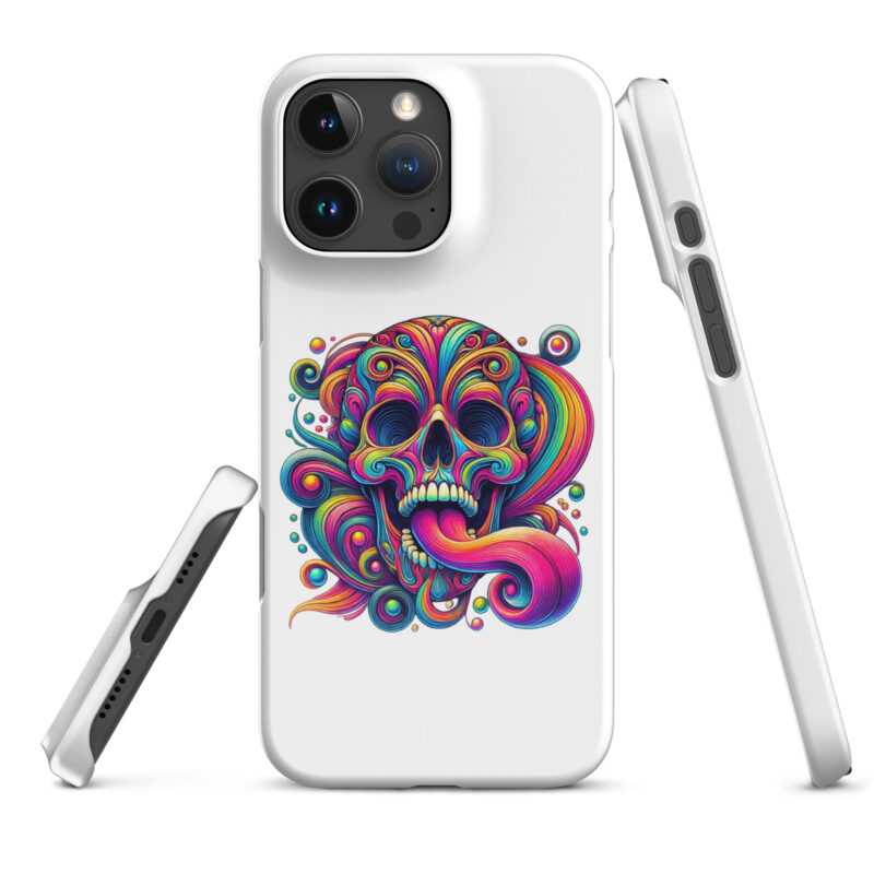 Psychedelischer Totenkopf Snapcase iPhone®-Hülle