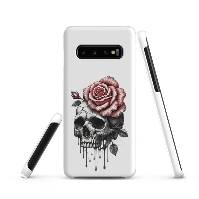 Schädel mit blutroter RoseSnapcase Samsung®-Hülle