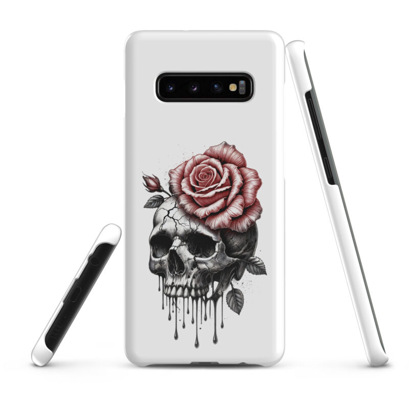 Schädel mit blutroter RoseSnapcase Samsung®-Hülle