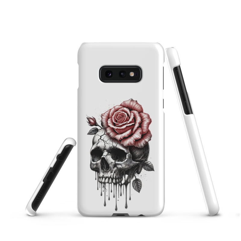 Schädel mit blutroter RoseSnapcase Samsung®-Hülle