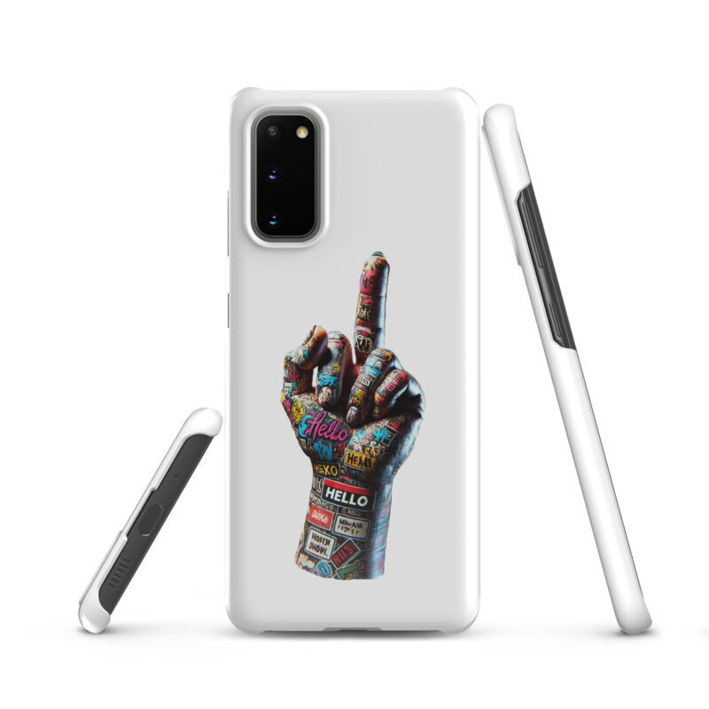 Urban Street Art Style Fick dich Fuck you Graffiti Hand Snapcase Samsung®-Hülle