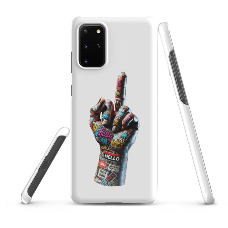 Urban Street Art Style Fick dich Fuck you Graffiti Hand Snapcase Samsung®-Hülle