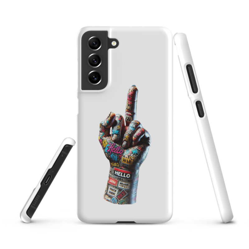 Urban Street Art Style Fick dich Fuck you Graffiti Hand Snapcase Samsung®-Hülle