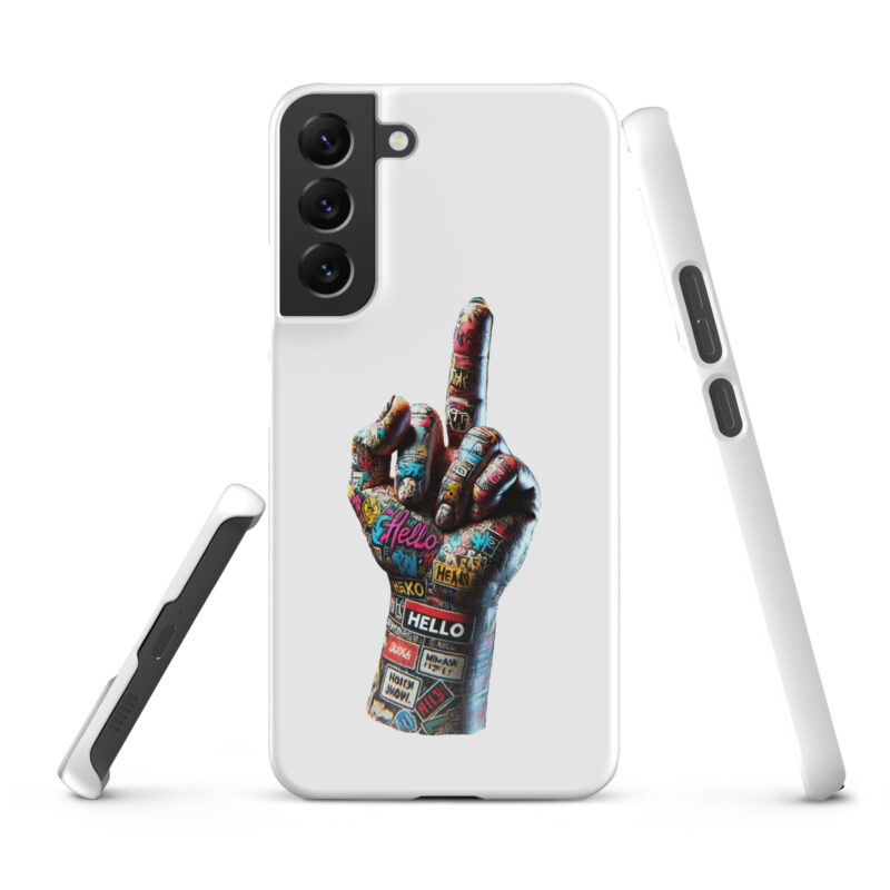 Urban Street Art Style Fick dich Fuck you Graffiti Hand Snapcase Samsung®-Hülle