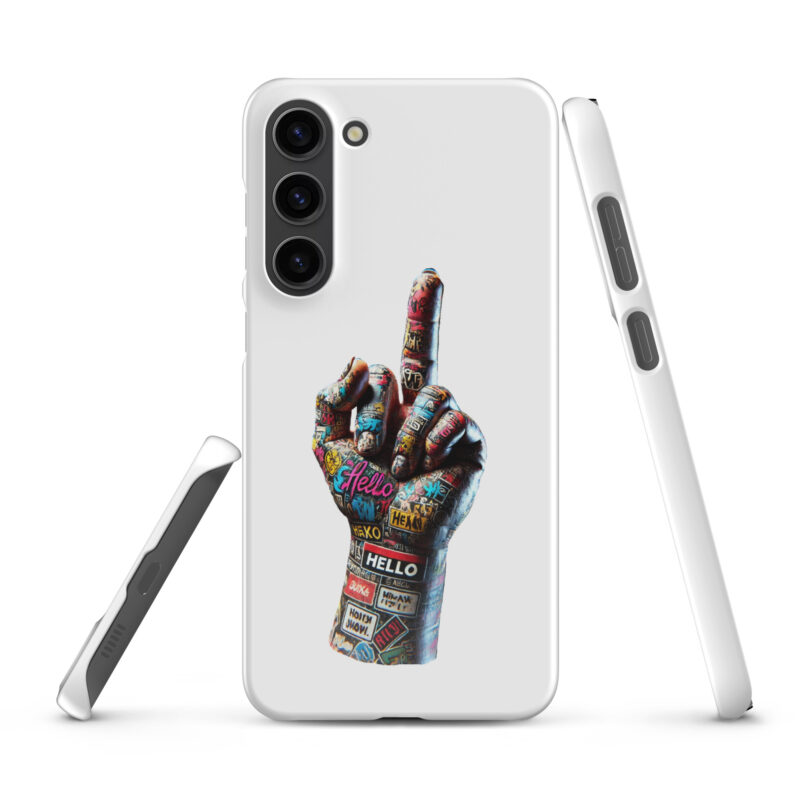 Urban Street Art Style Fick dich Fuck you Graffiti Hand Snapcase Samsung®-Hülle