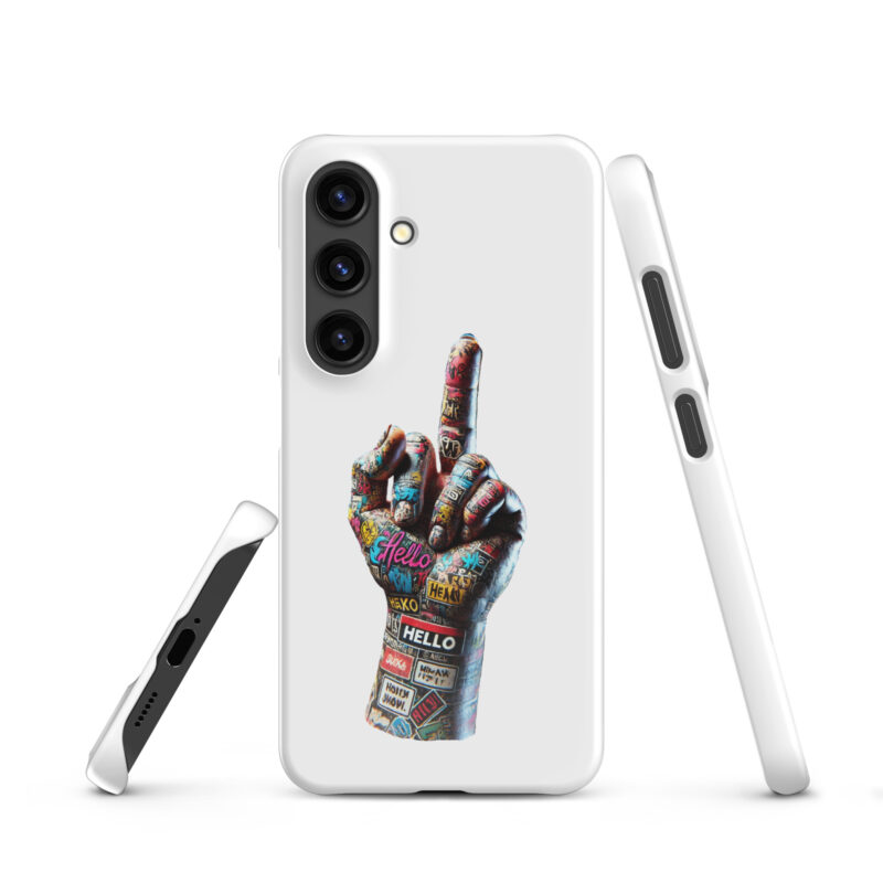 Urban Street Art Style Fick dich Fuck you Graffiti Hand Snapcase Samsung®-Hülle