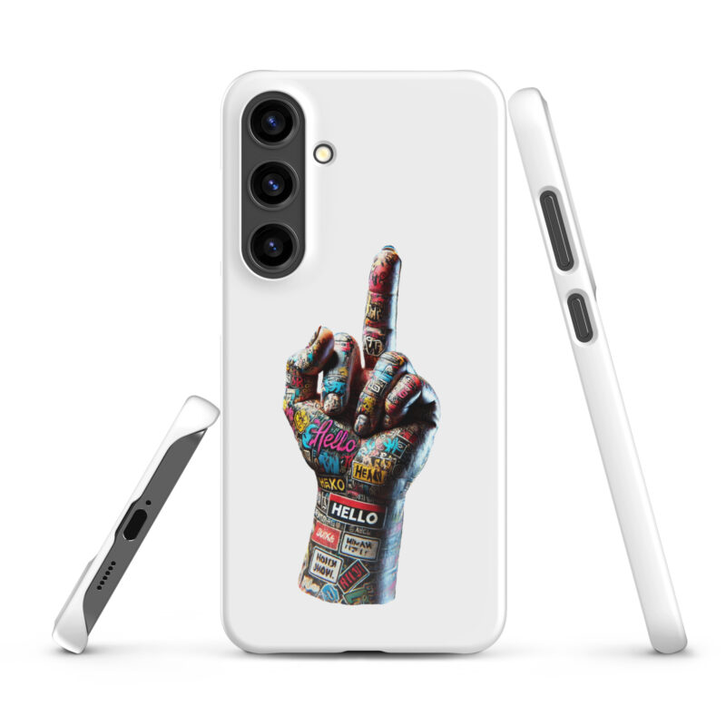 Urban Street Art Style Fick dich Fuck you Graffiti Hand Snapcase Samsung®-Hülle