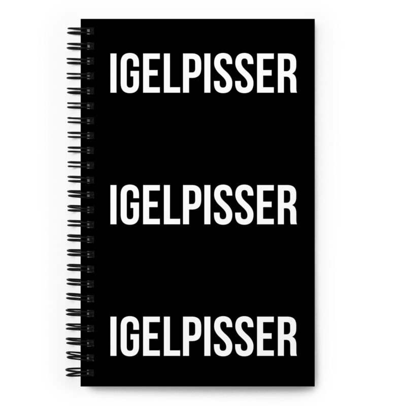 Igelpisser Spiral-Notizblock