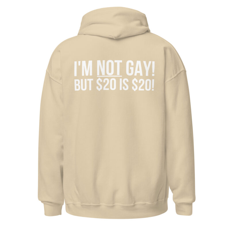 I’m not gay but $20 is $20 Unisex-Hoodie