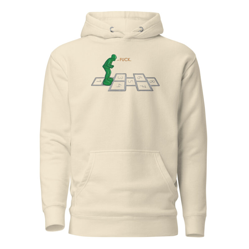 Soldat im Hüpfspiel Unisex-Hoodie