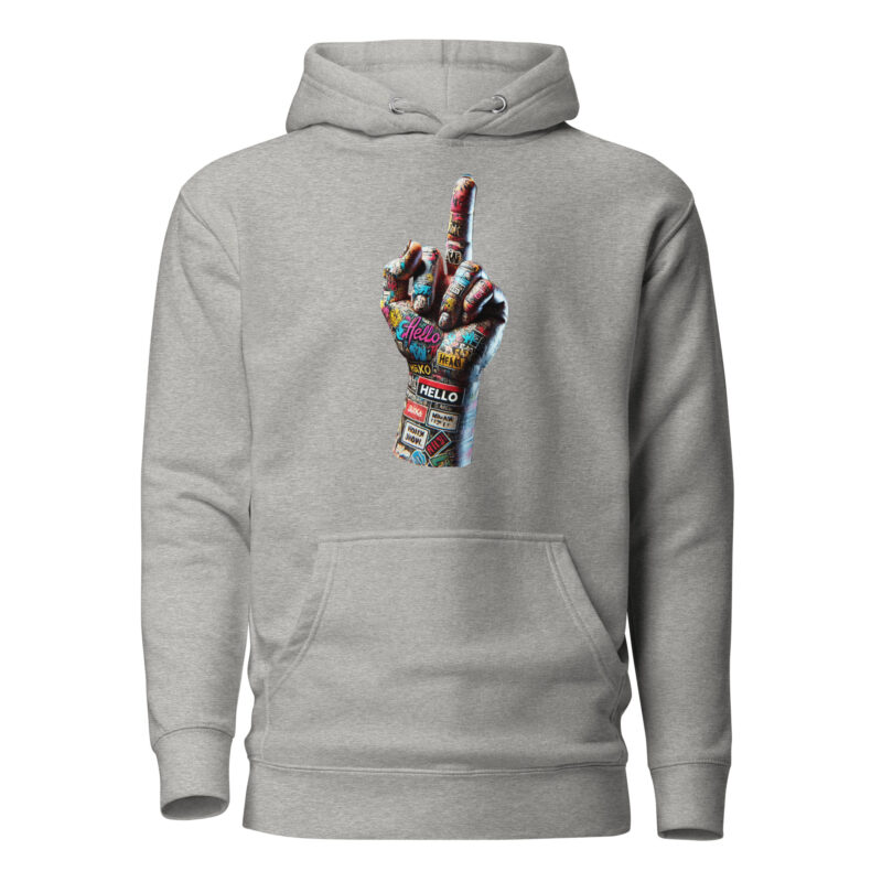 Urban Street Art Style Fick dich Fuck you Graffiti Hand Unisex-Hoodie