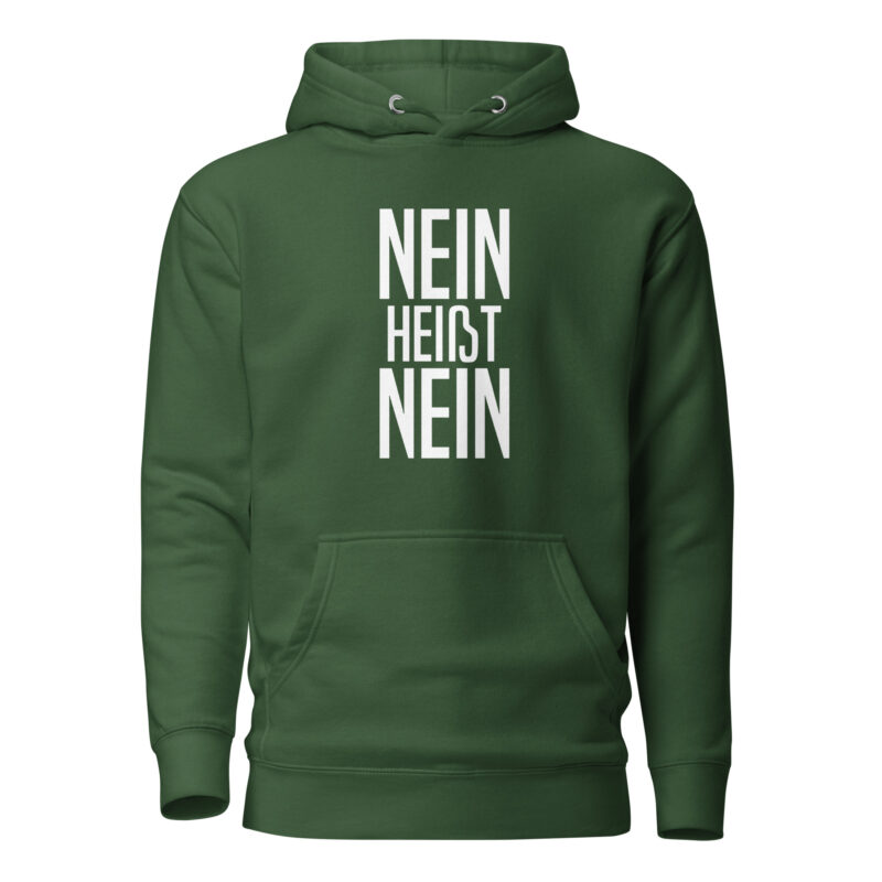 Nein heißt Nein Unisex-Hoodie