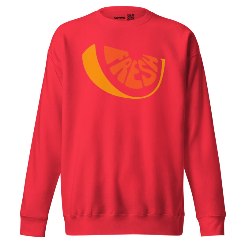 Fresh Orange Unisex-Sweatshirt