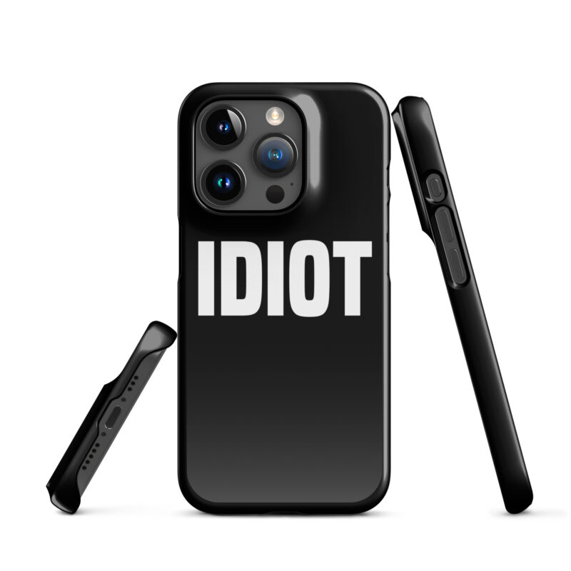 Idiot Snapcase iPhone®-Hülle