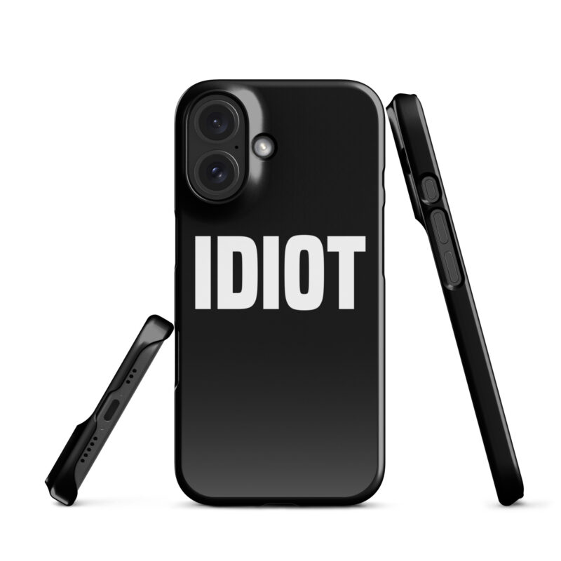 Idiot Snapcase iPhone®-Hülle