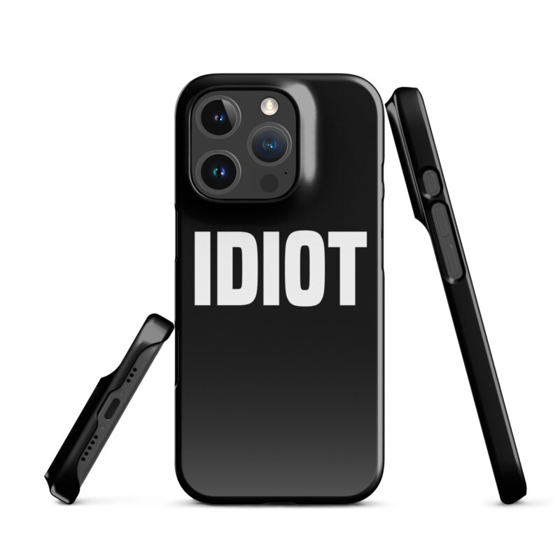 Idiot Snapcase iPhone®-Hülle