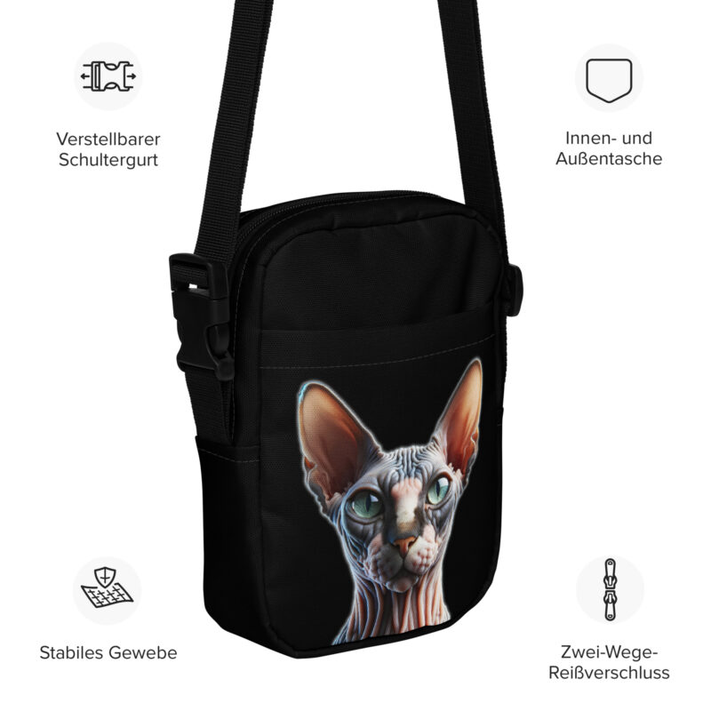 Mystische Sphynx-Katze Umhängetasche