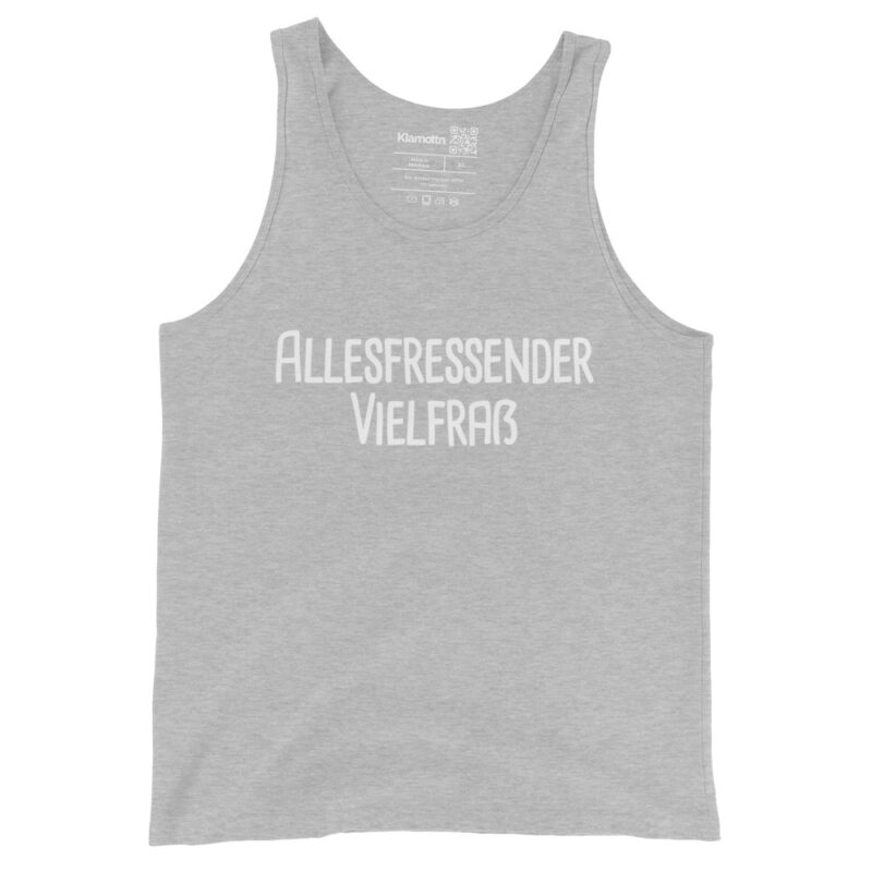 Allesfressender Vielfraß Unisex-Tank-Top