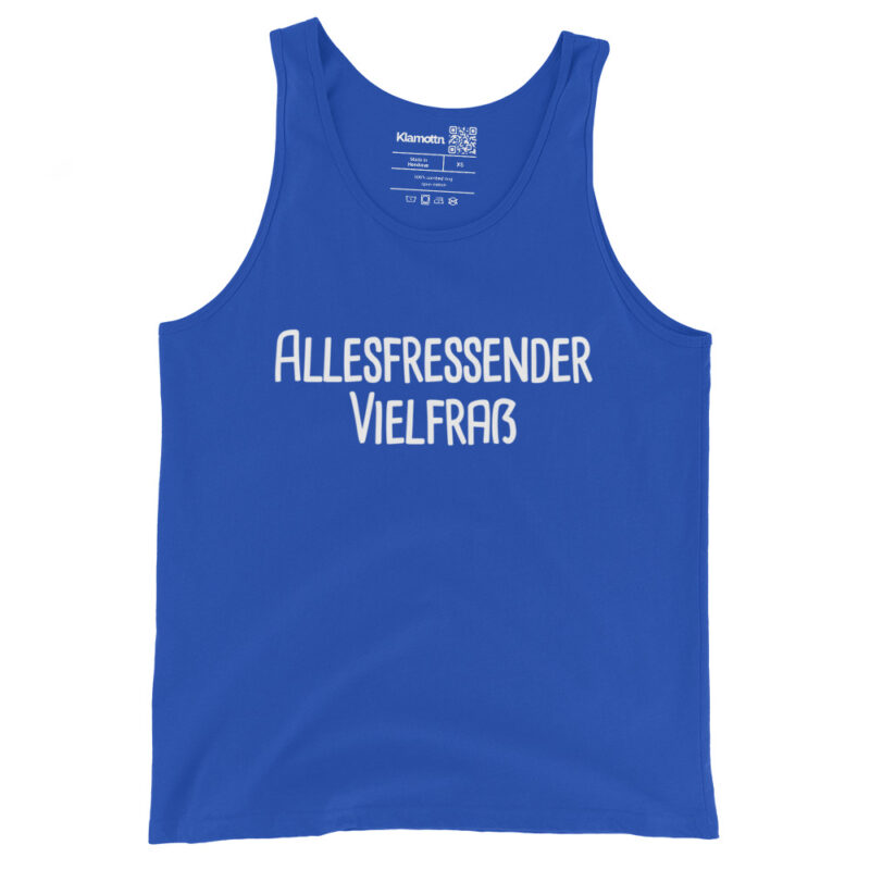 Allesfressender Vielfraß Unisex-Tank-Top