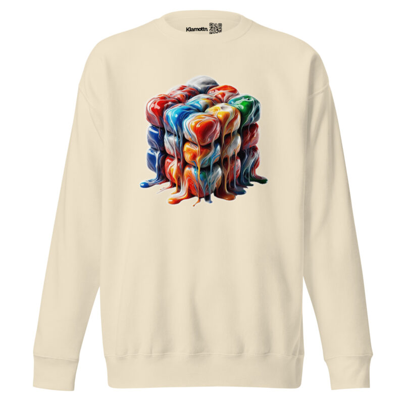 Flüssiger Zauberwürfel Unisex-Sweatshirt