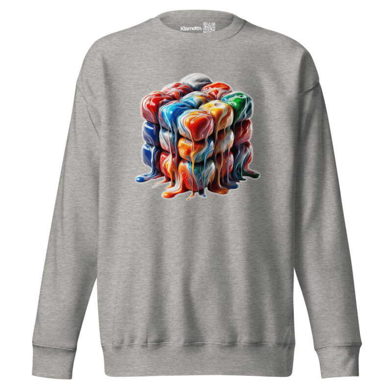 Flüssiger Zauberwürfel Unisex-Sweatshirt