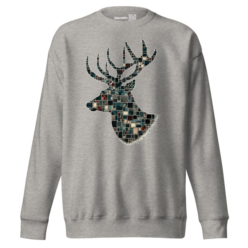 Mosaik-Hirsch Unisex-Sweatshirt