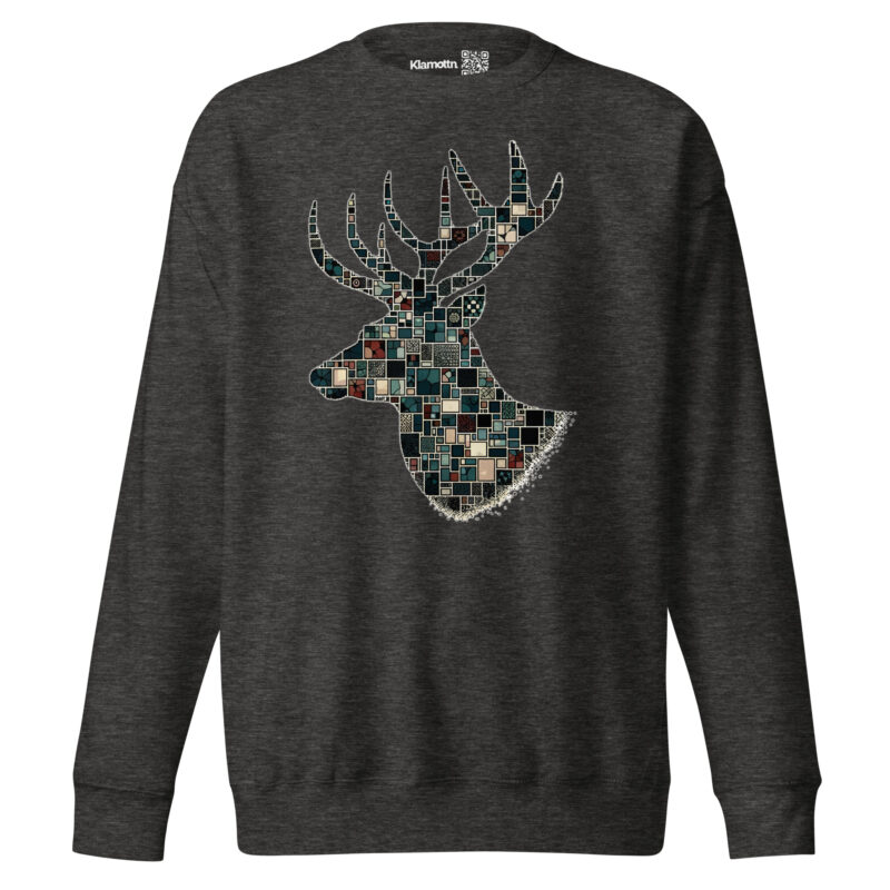 Mosaik-Hirsch Unisex-Sweatshirt