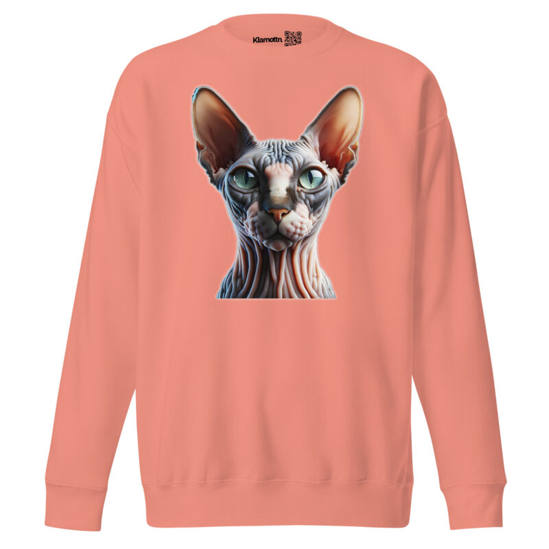 Mystische Sphynx-Katze Unisex-Sweatshirt