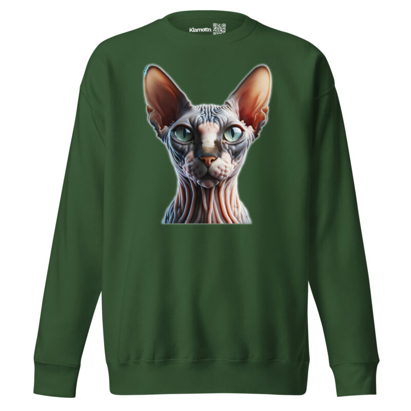 Mystische Sphynx-Katze Unisex-Sweatshirt