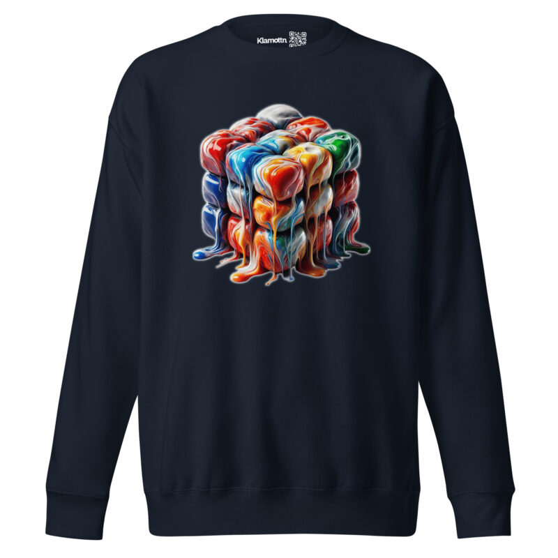 Flüssiger Zauberwürfel Unisex-Sweatshirt