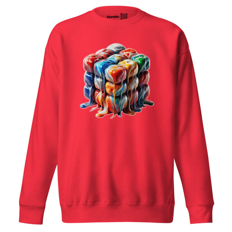 Flüssiger Zauberwürfel Unisex-Sweatshirt